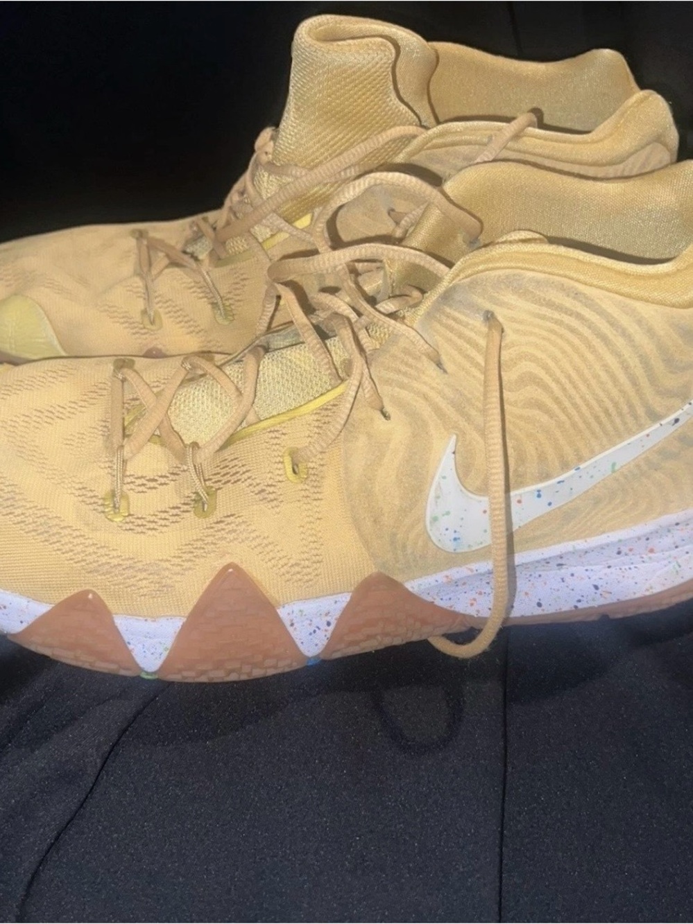 Nike Kyrie 4 Cinnamon Toes Crunch us size 15